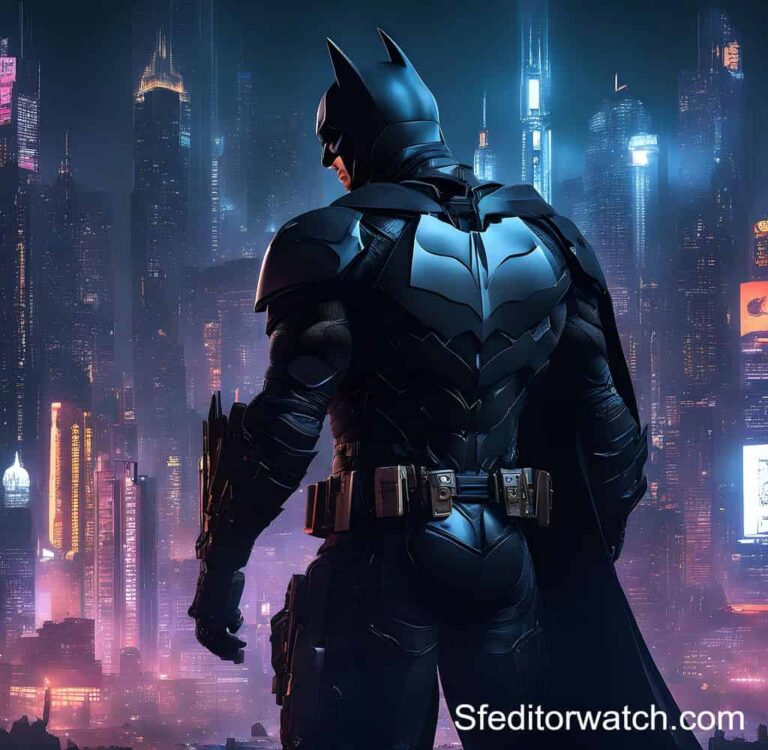 Compelling Batman Begins Figure: Gotham Guardian Debut 10 A Batman Begins action figure in a dynamic pose. The figure is wearing the iconic Batsuit and is holding a Batarang