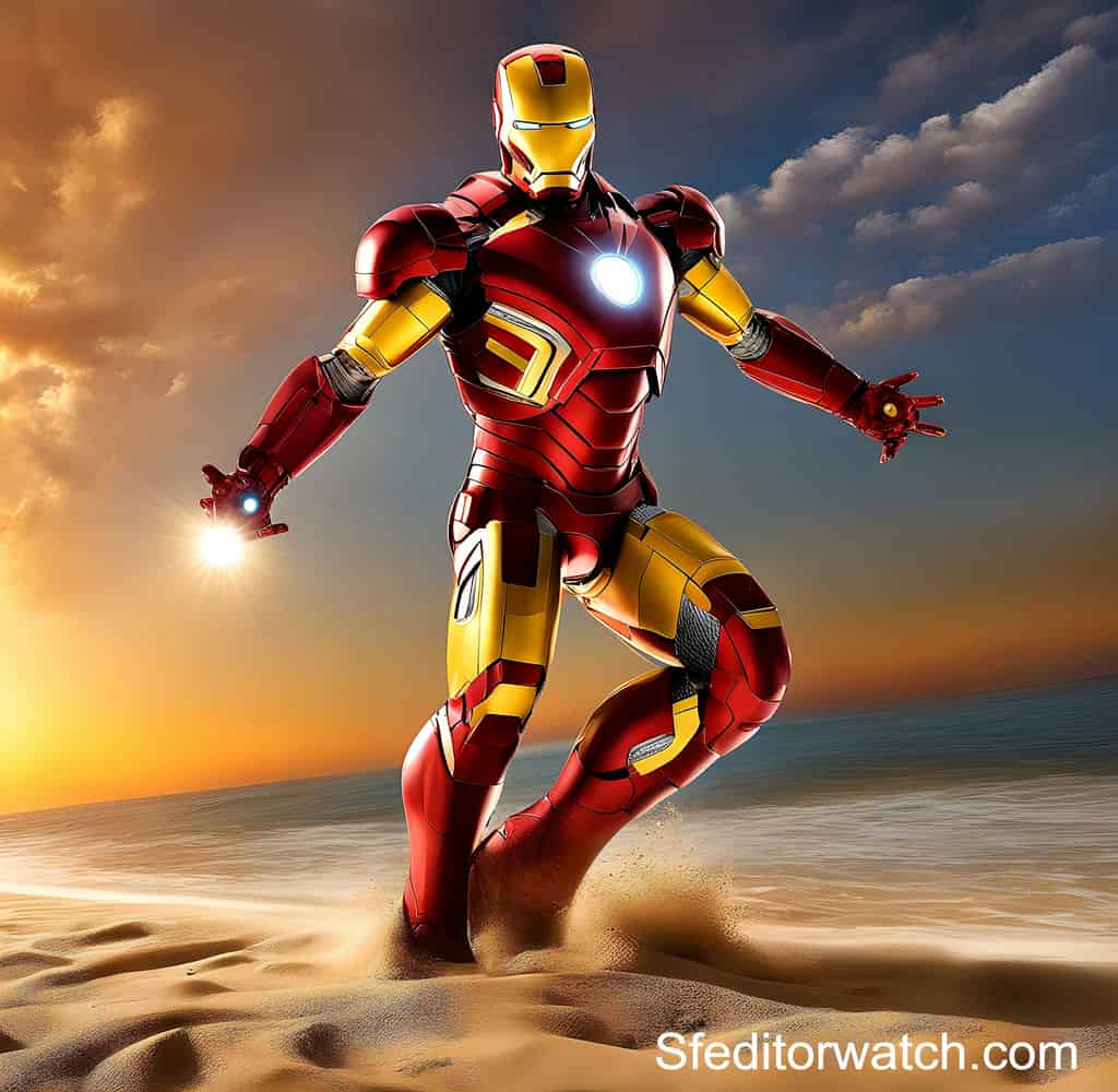 Hot Toys Iron Man Mark I 1/6 scale action figure.